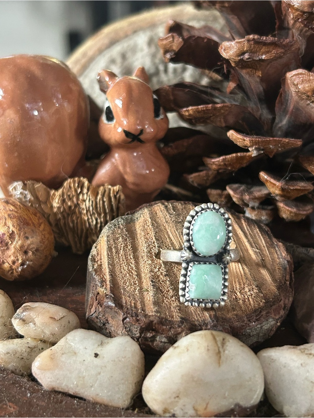 925 Sterling pastel perfect paloma turquoise ring
